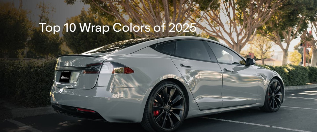 The top 10 Supreme Wrapping Film™ colors of 2025: timeless icons & modern classics