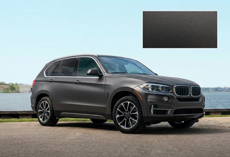 Matte metallic charcoal