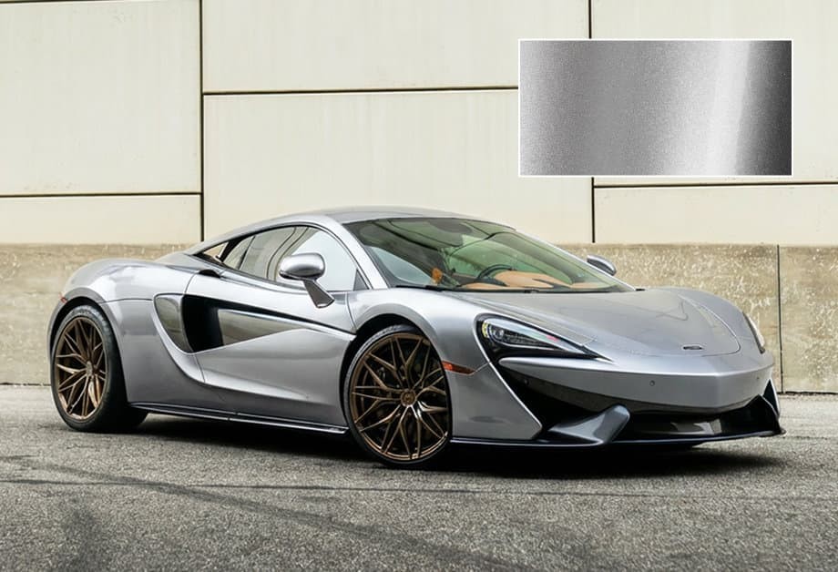 Gloss metallic silver