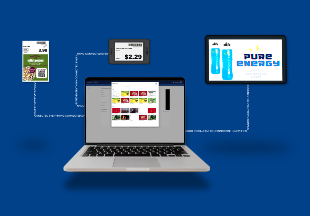 In-store digital activation.