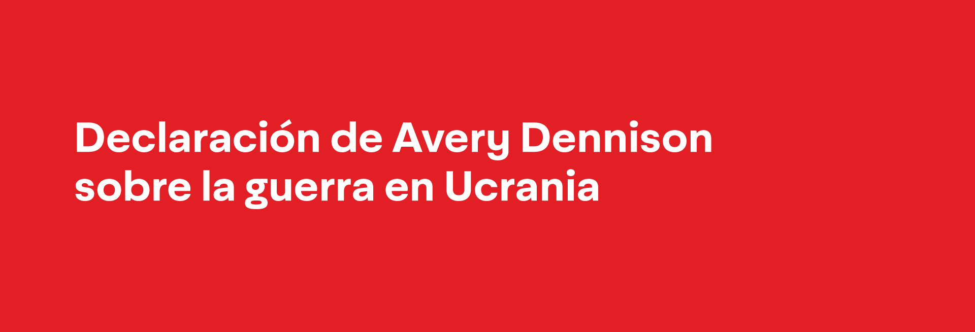 nuestra declaración pública sobre la guerra en Ucrania